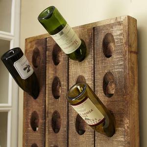 French Wine Bottle Riddling Rack