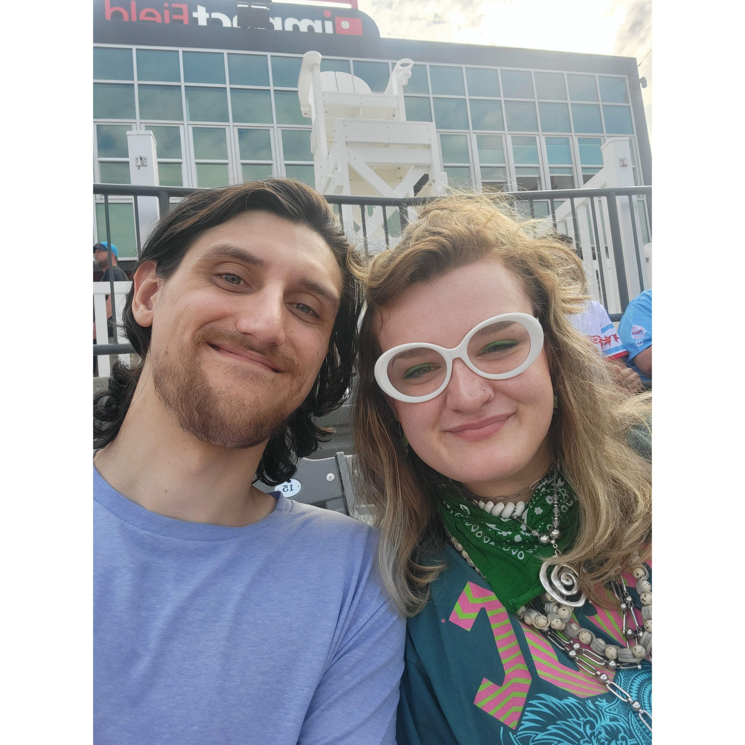 Summer of 2024 at a Chicago Dogs game