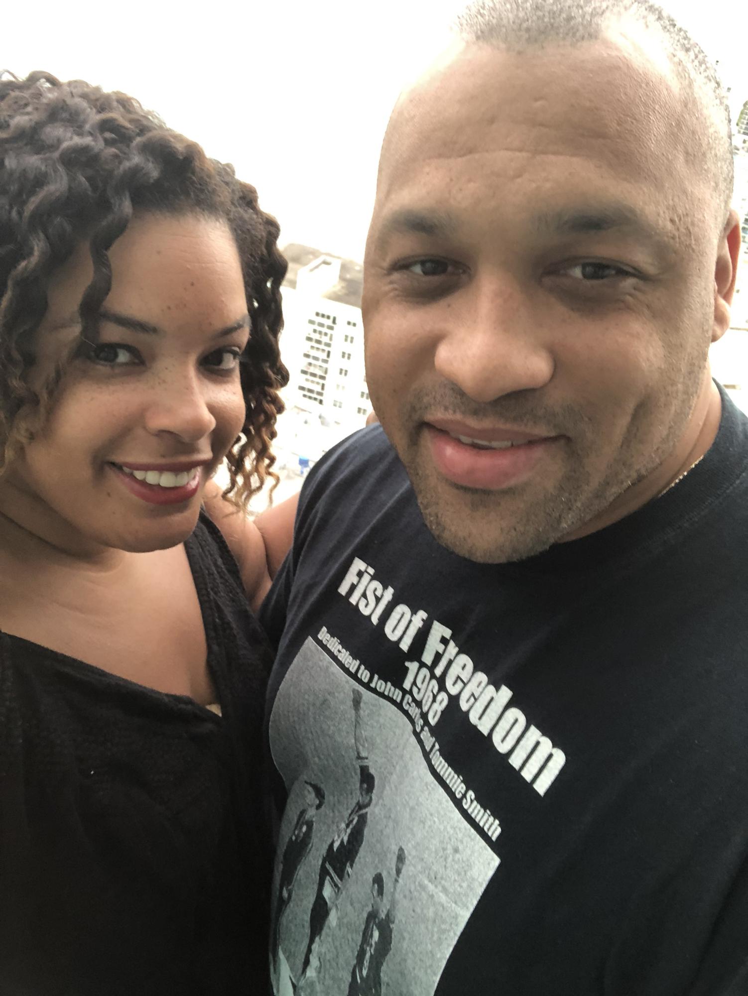 Our first vacation...Fort Lauderdale for Kristen's birthday. Raheem told Kristen he was ready to take their relationship to the next level and move to VA