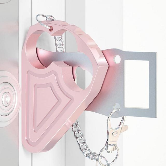 Portable Door Lock, Hotel Door Locks for Travelers Metal, Prevent Unauthorized Entry, Apartment Essentials, Home Security, Traveling Essentials