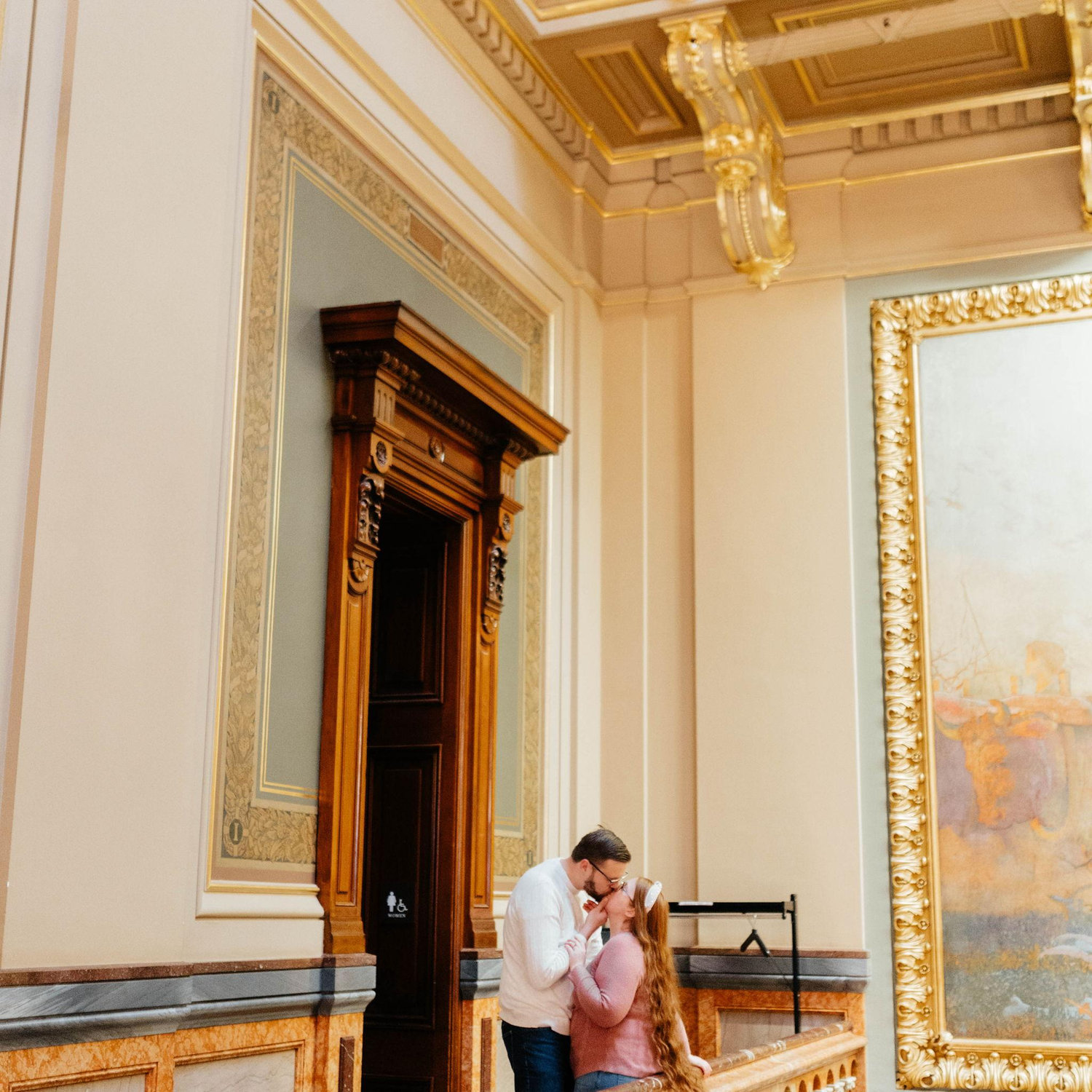 Our Engagement Photos at the Iowa State Capitol! -Courtesy of Peridot & Lace ❤️