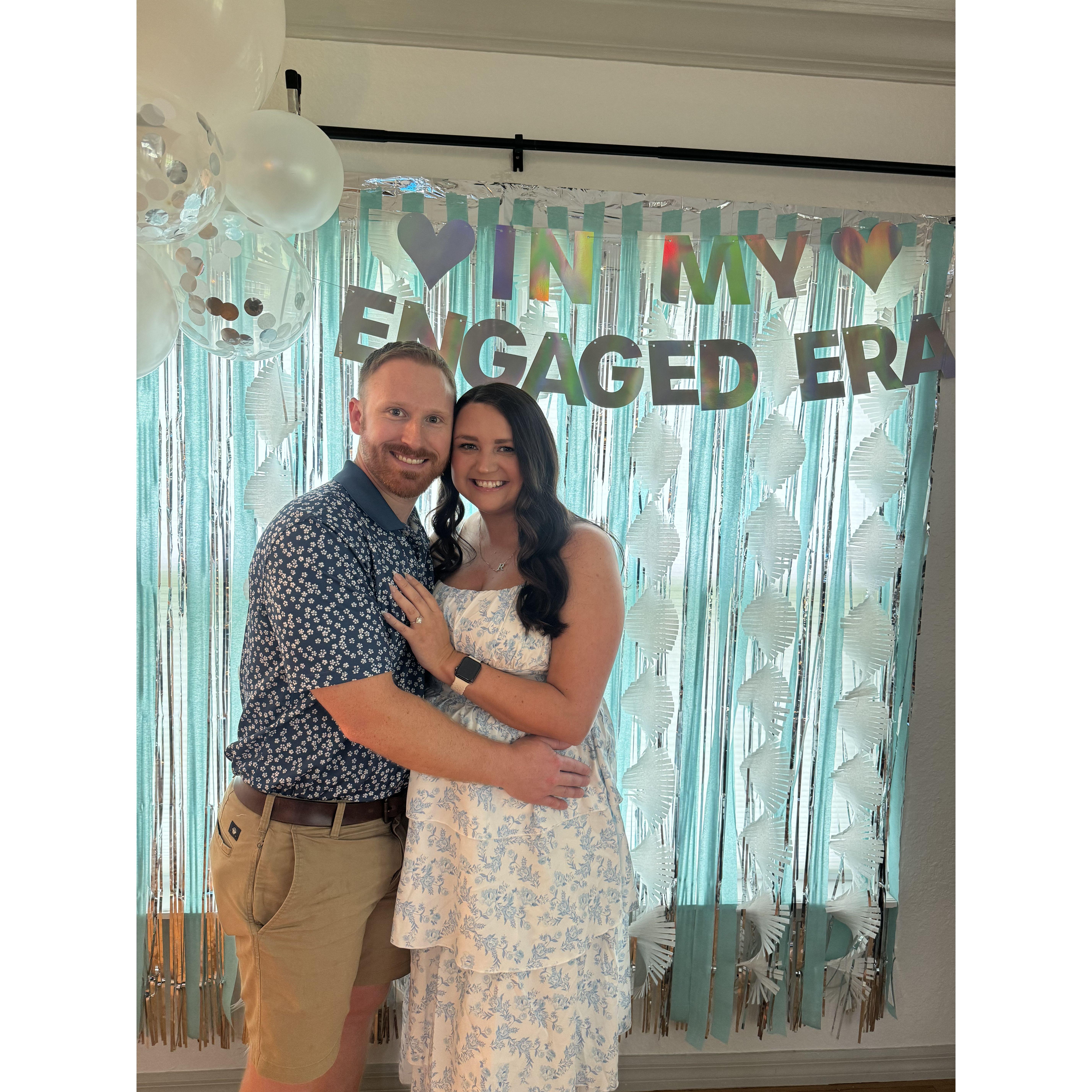 Our family and friends threw us a beautiful engagement party where we felt so loved and celebrated!