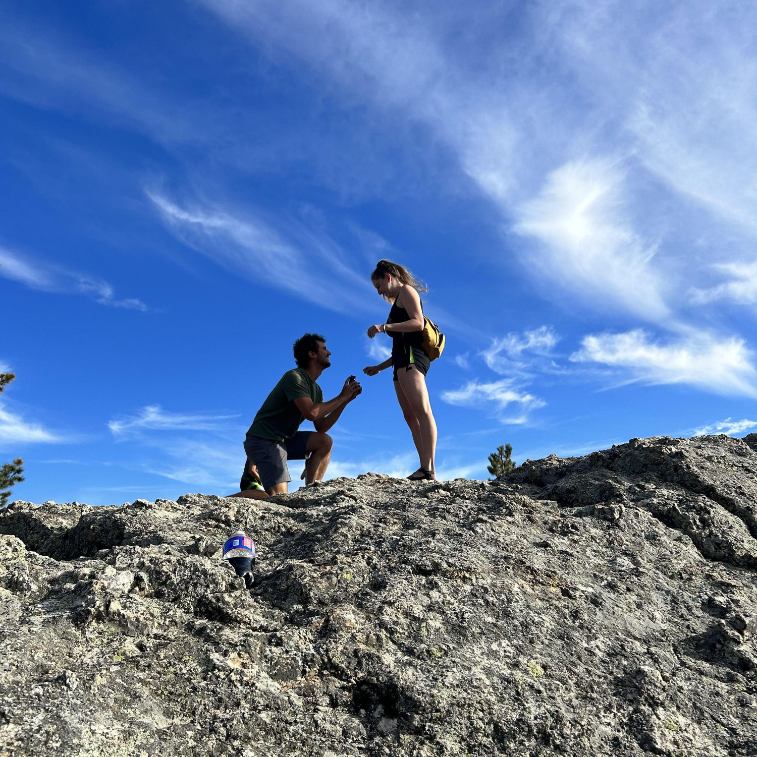 Bennett proposed to Lizzie at Custer State Park in South Dakota. It was on their way home from their adventure out West - September 2023