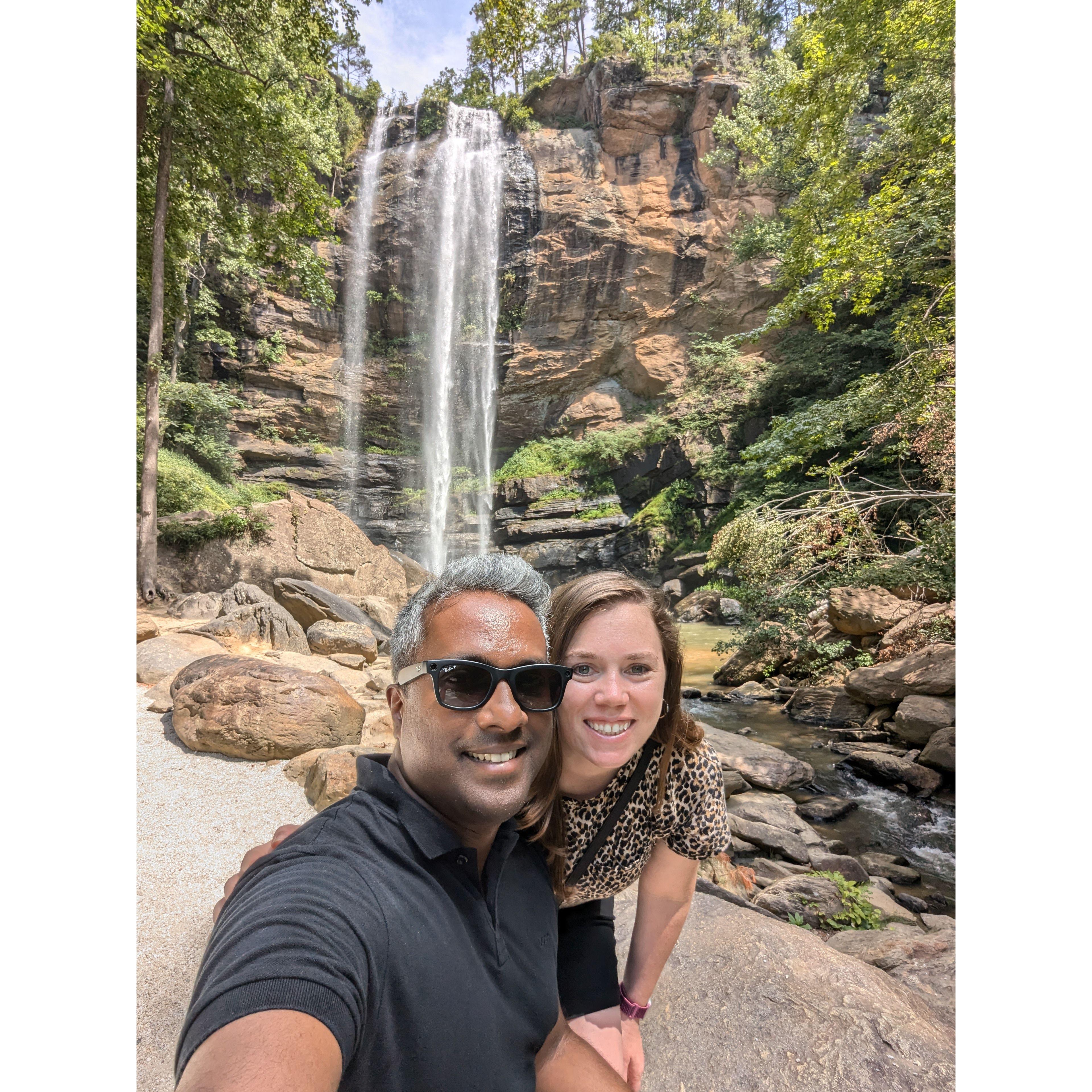 Chasing Waterfalls together 
Toccoa Falls, GA
July 2024