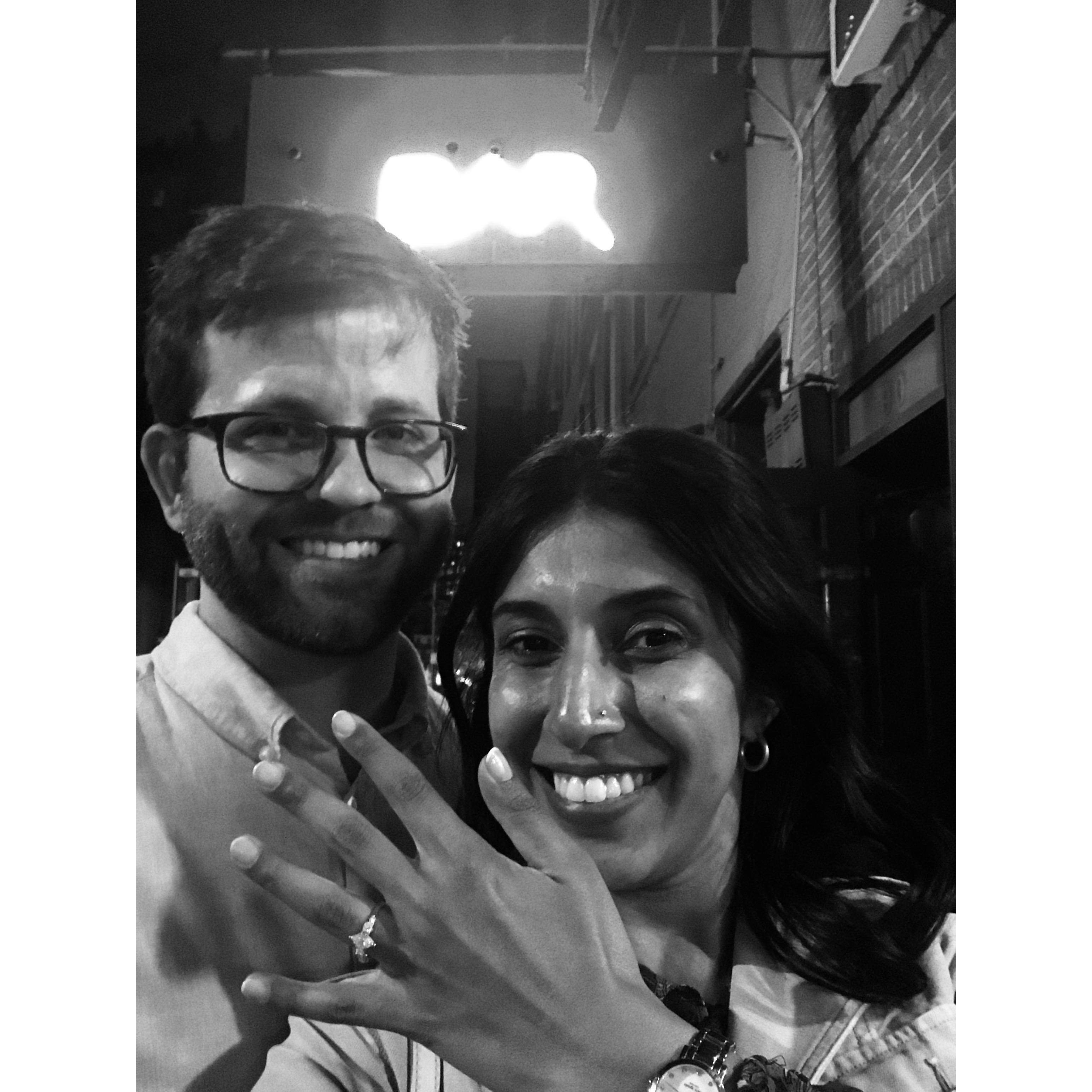 Proposal day. Johnny's.