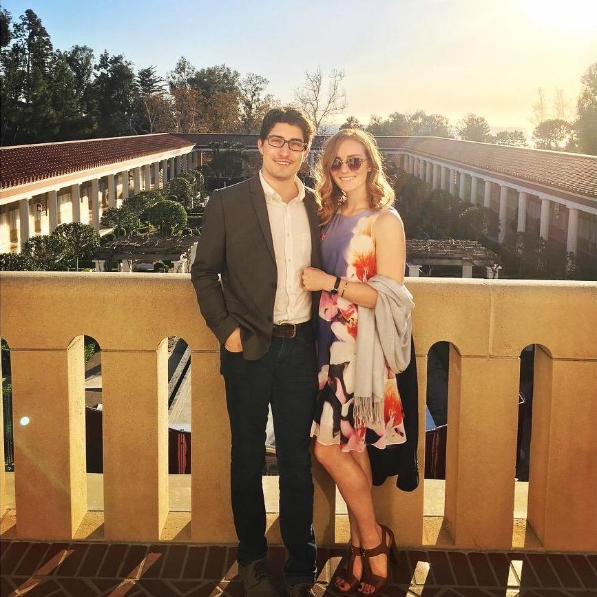soaking up the California sun