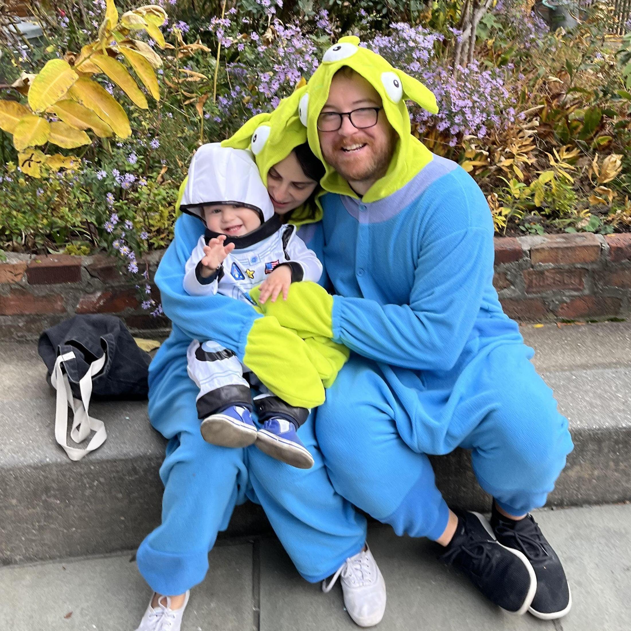 Halloween with the cutest astronaut