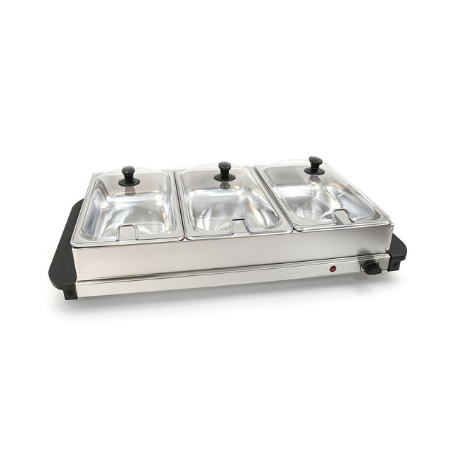 Elite Cuisine 5 Quart Stainless Steel Electric Buffet Server