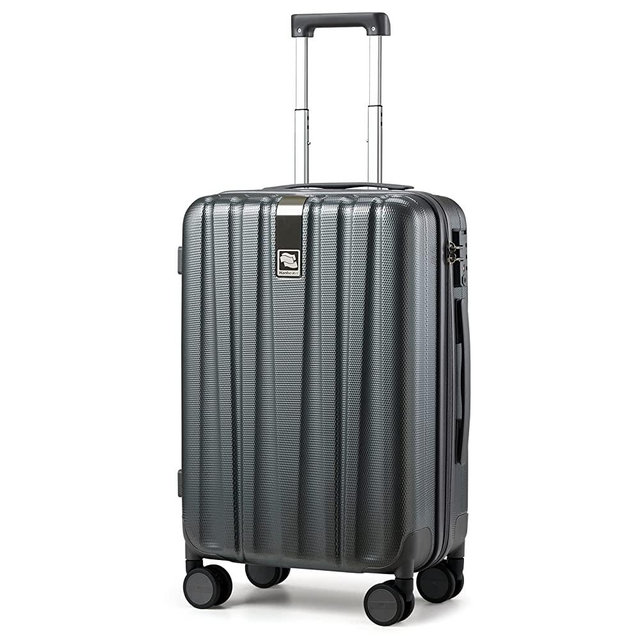 Hanke Upgrade Carry On Luggage Airline Approved, 20'' Lightweight Hardside Suitcase PC Hardshell Luggage with Spinner Wheels & TSA Lock,Carry-On 20-Inch(Graphite Grey)