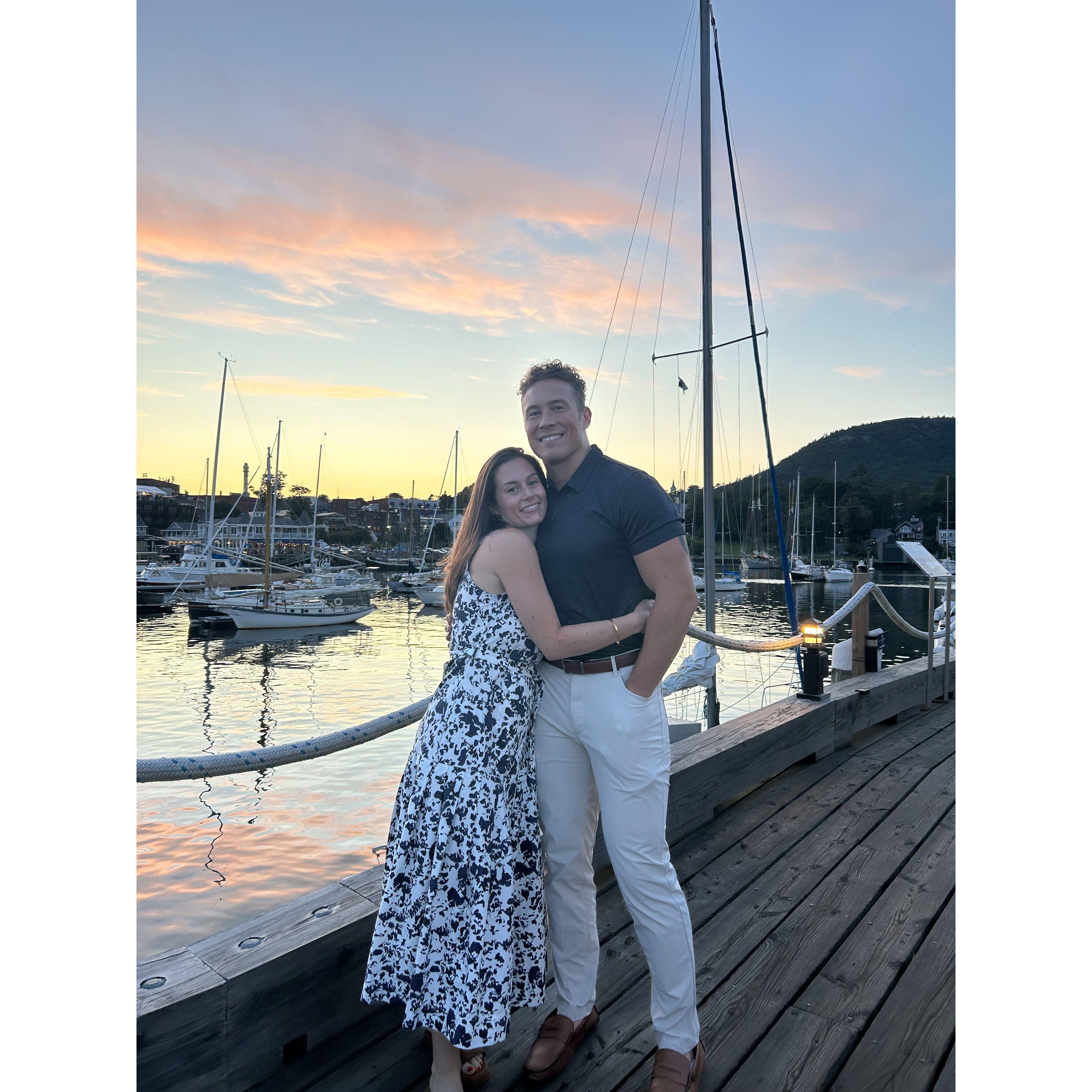 Sunset in Camden, Maine