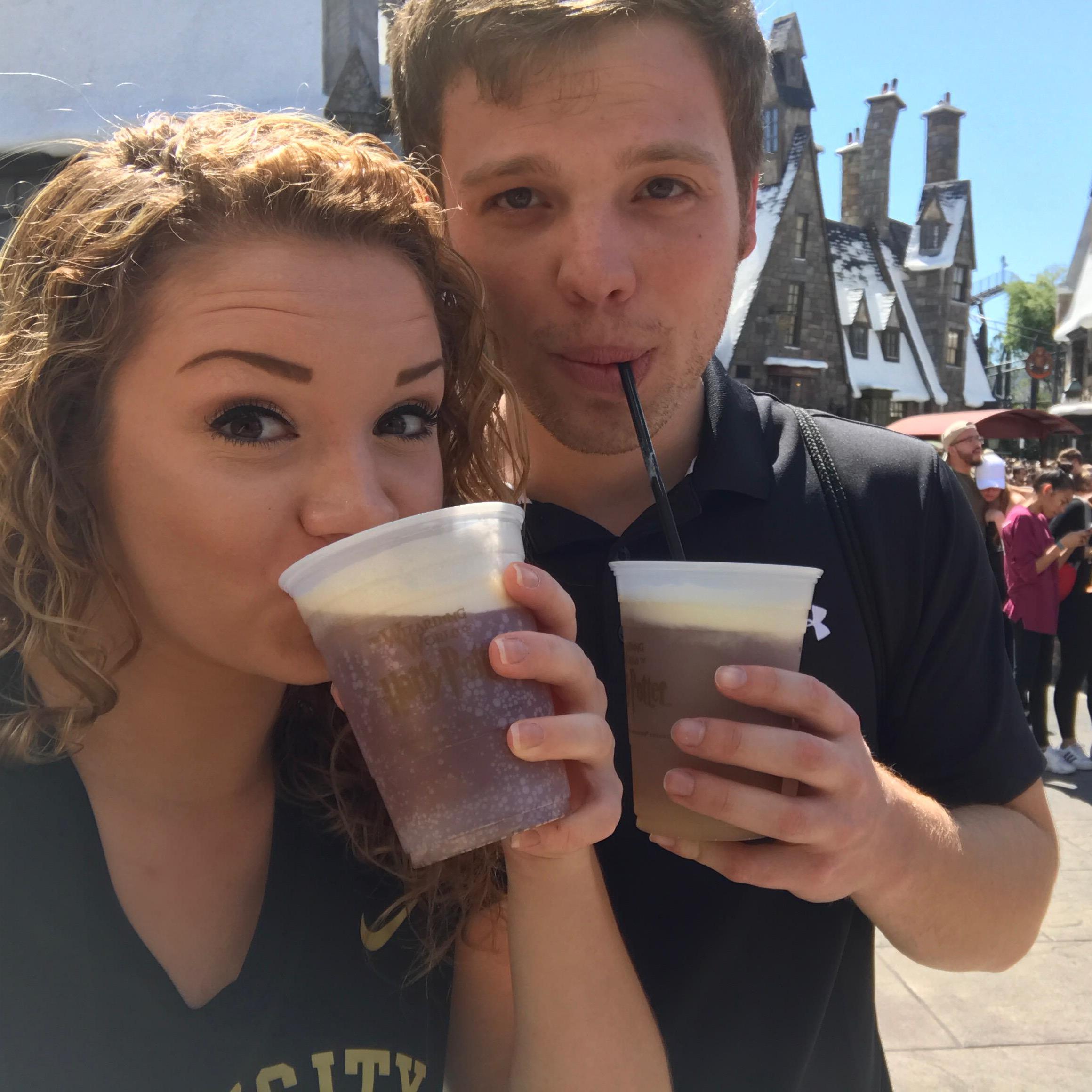 Butterbeer at the Wizarding World of Harry Potter