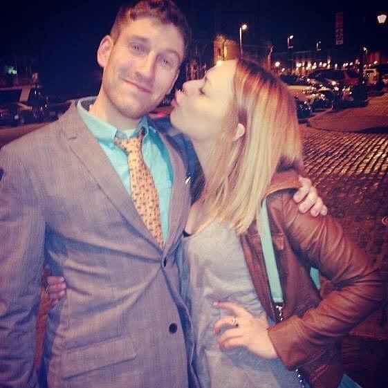 The first night we met.