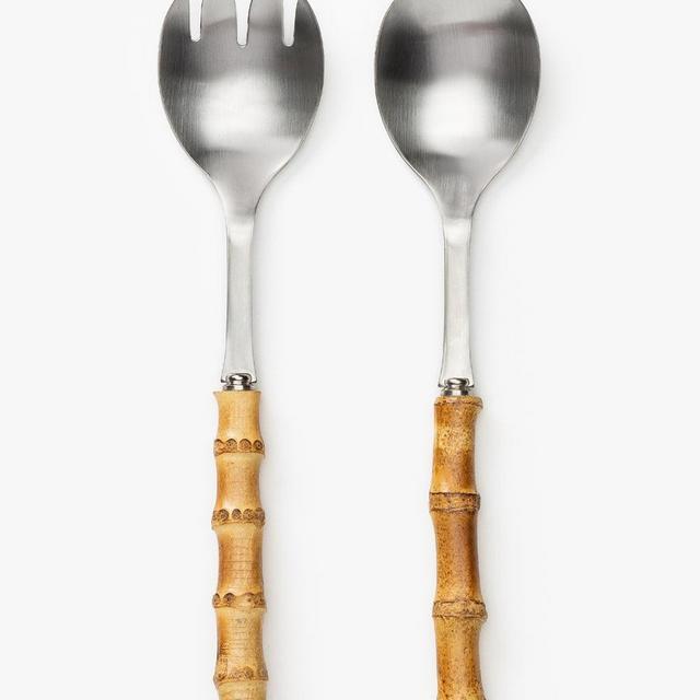 Matte Silver Serving Set (Set of 2)