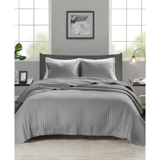Madison Park Keaton 3-Piece King/Cal King Quilted Coverlet Set