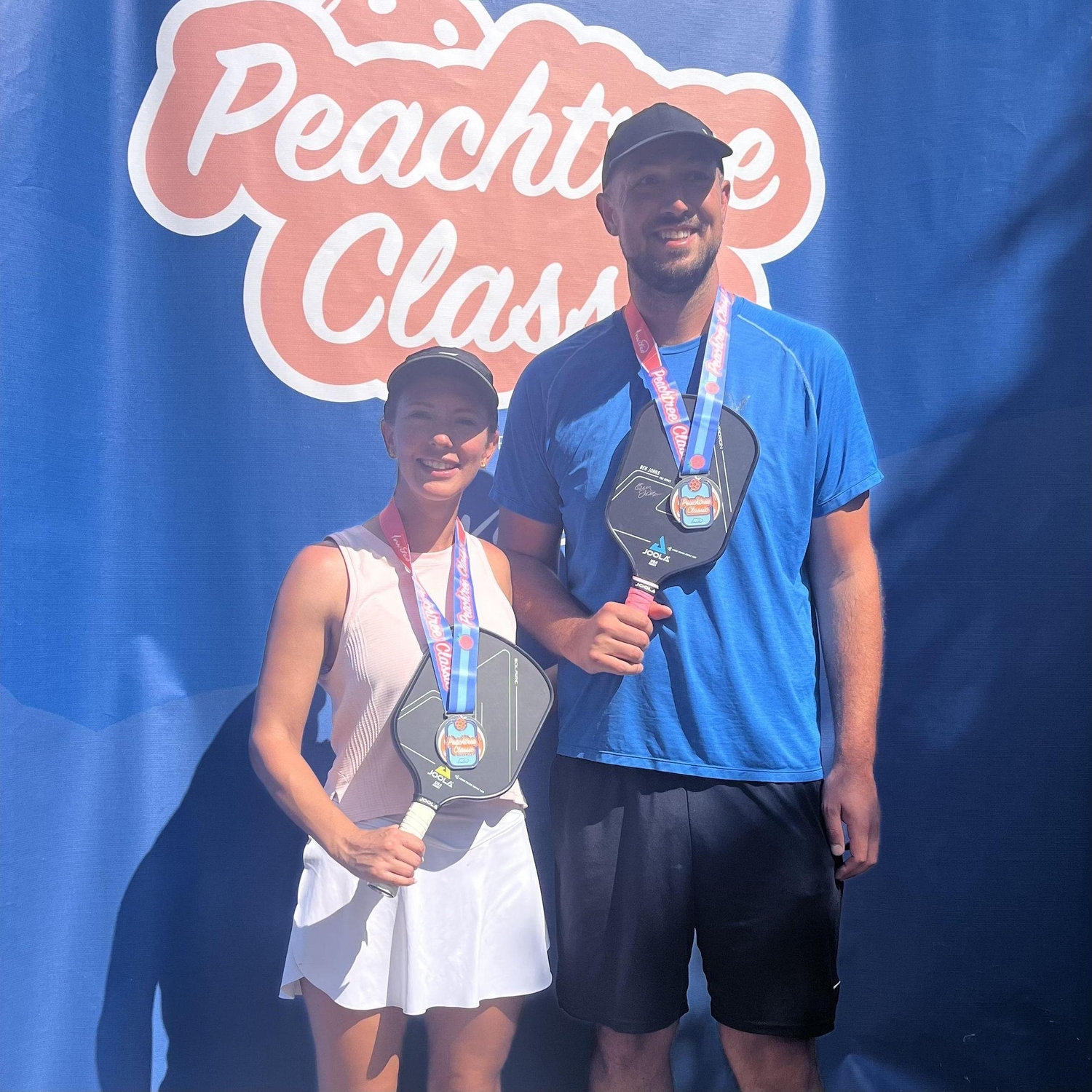 Dillon and Jordan met on a pickleball court! At 6'10, J decided D would make a pretty solid partner. She didn't know then what she knows now: Dillon is an incredible partner on and off the court!