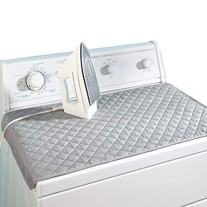 Portable Magnetic Ironing Mat Blanket (Iron Anywhere) Ironing Board Replacement, Iron Board Alternative Cover