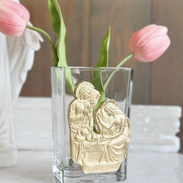 Holy Family flower vase