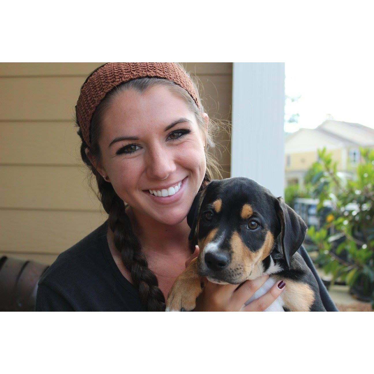 Our sweet Rubi as a puppy, circa 2016