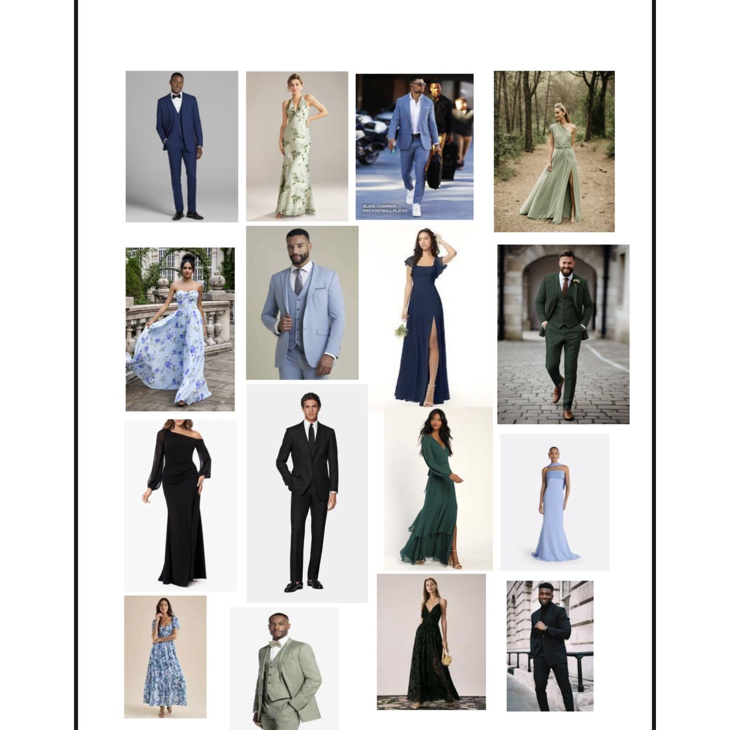 Please adhere to our color scheme! We would love everyone to be coordinated to make our photos stand out!