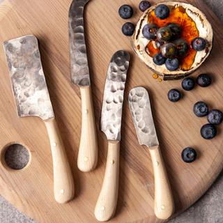 Artisan Forged 4-Piece Cheese Knife Set