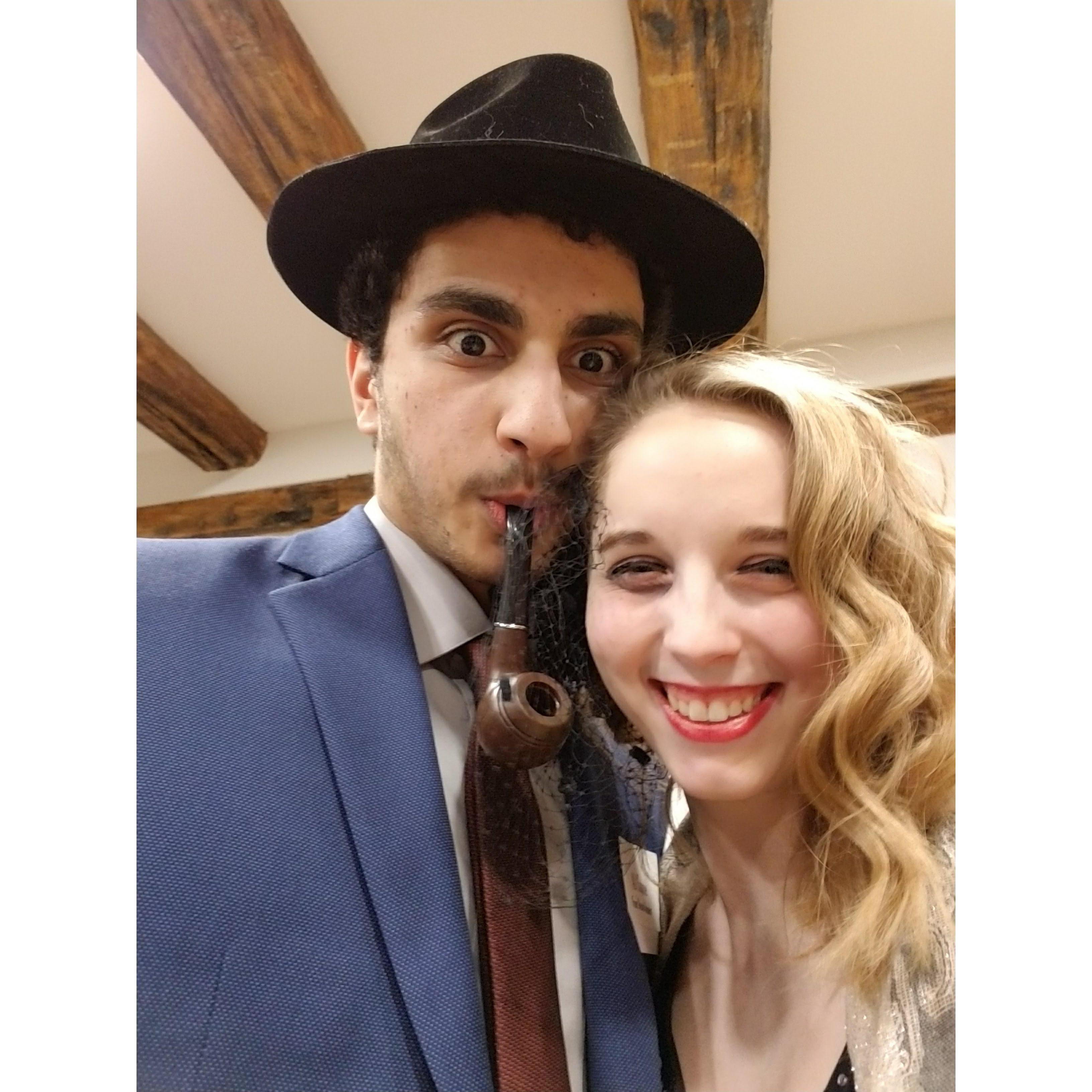 Flashback to a murder mystery party with dear friends!