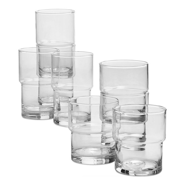 Arch Studio Stacking Glasses, Set of 8, Exclusively at Macy's