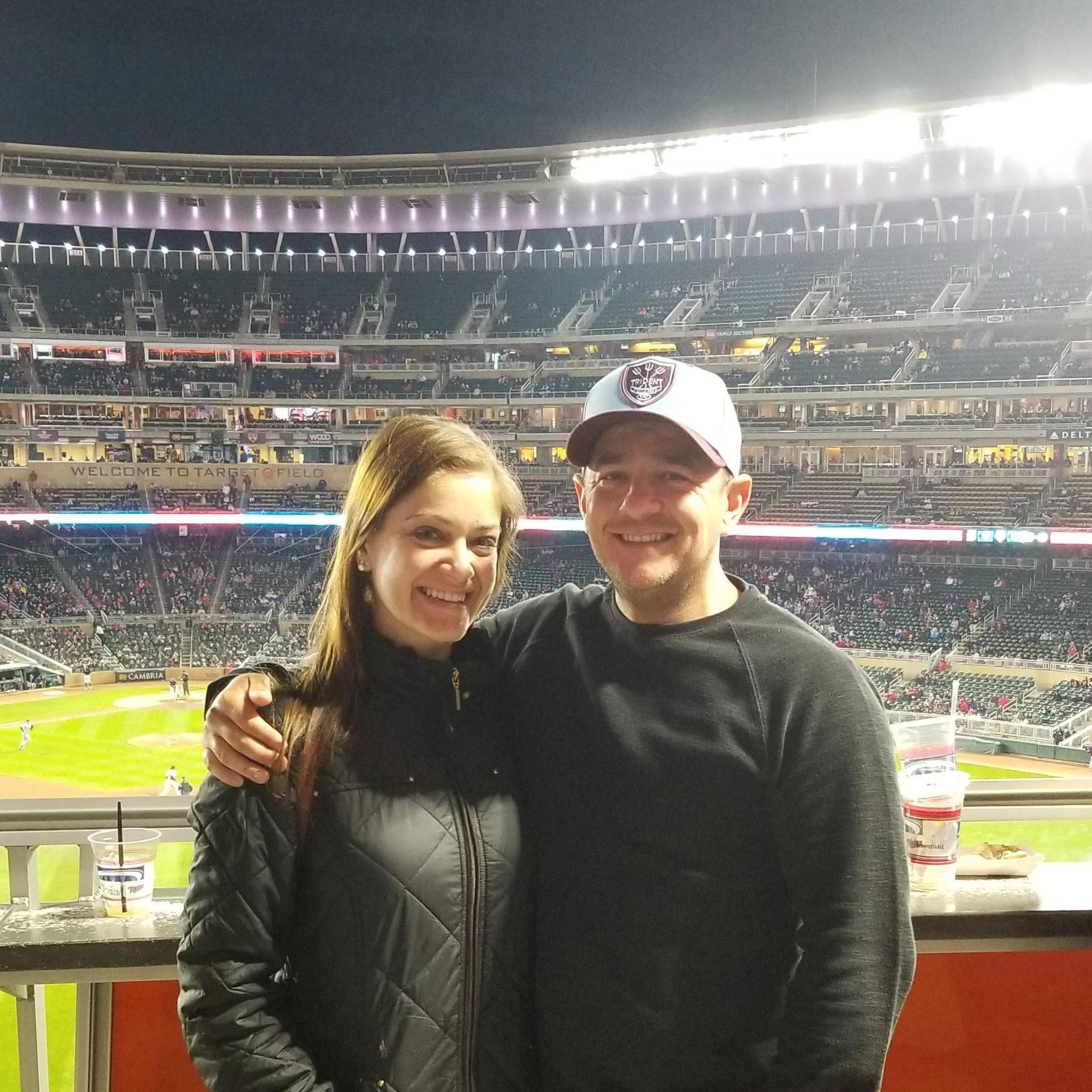 Our 1st Minnesota Twins game in May 2019