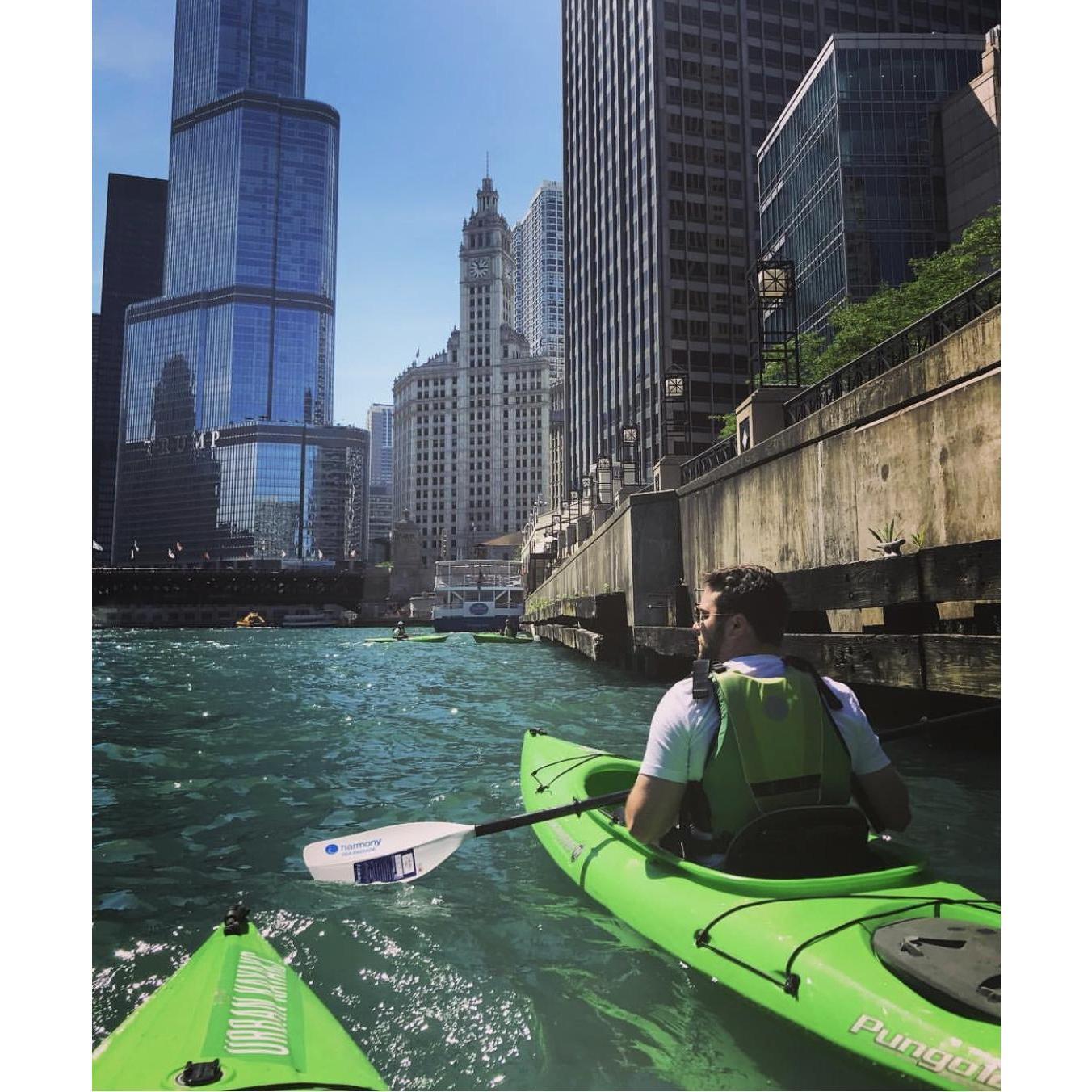 Kayaking the Chicago River Summer 2018