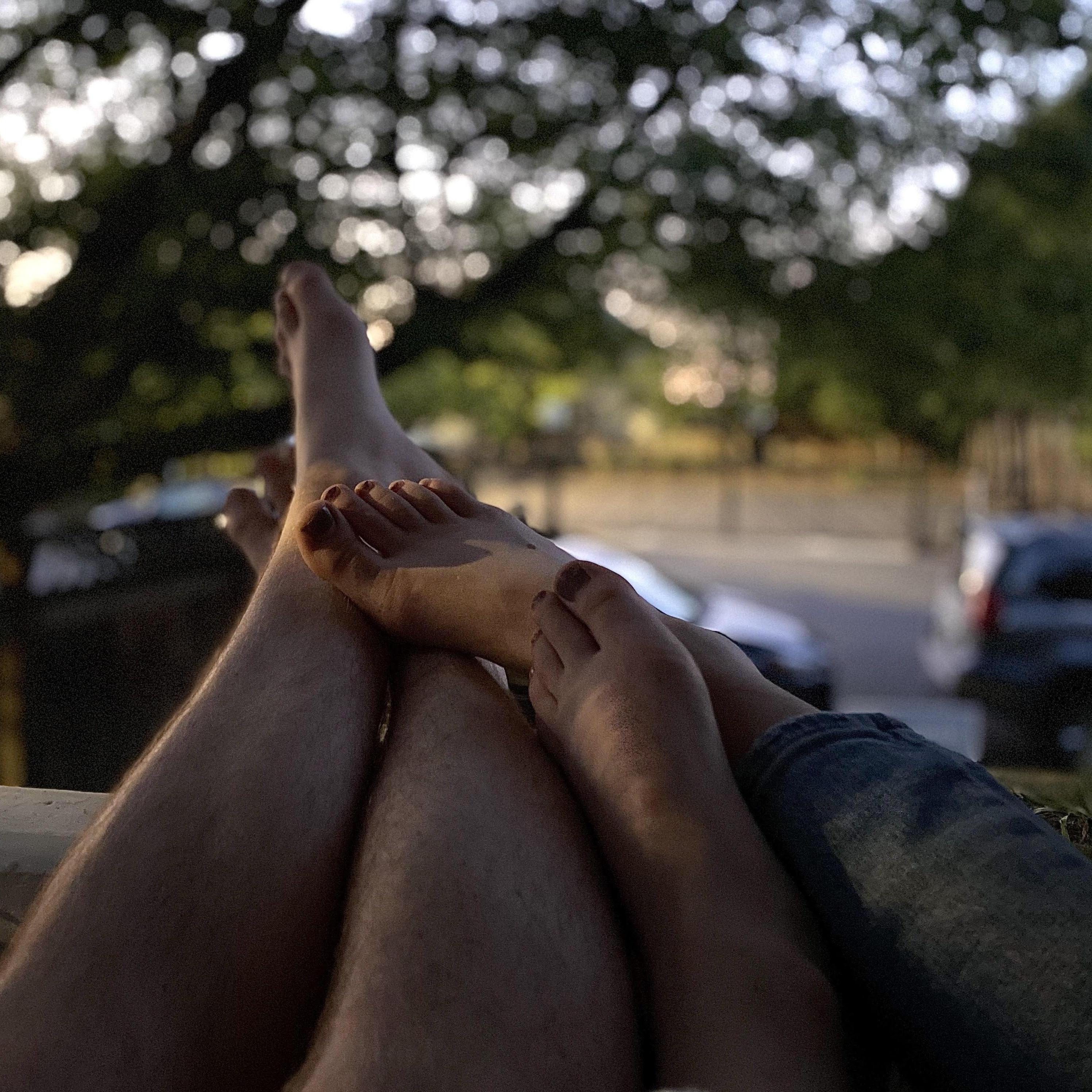 Our first date was spent eating and talking on Chi's front porch, and it became one of our favorite ways to spend evenings together during our summer dating days.