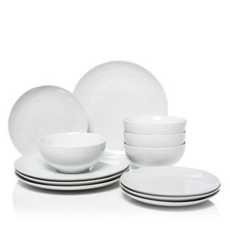 Hudson Park Collection Coupe 12 Piece Dinnerware Set - 100% Exclusive