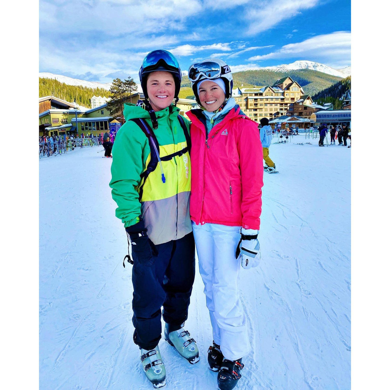 Brooke's first time skiing with the Laveck Family in February 2020