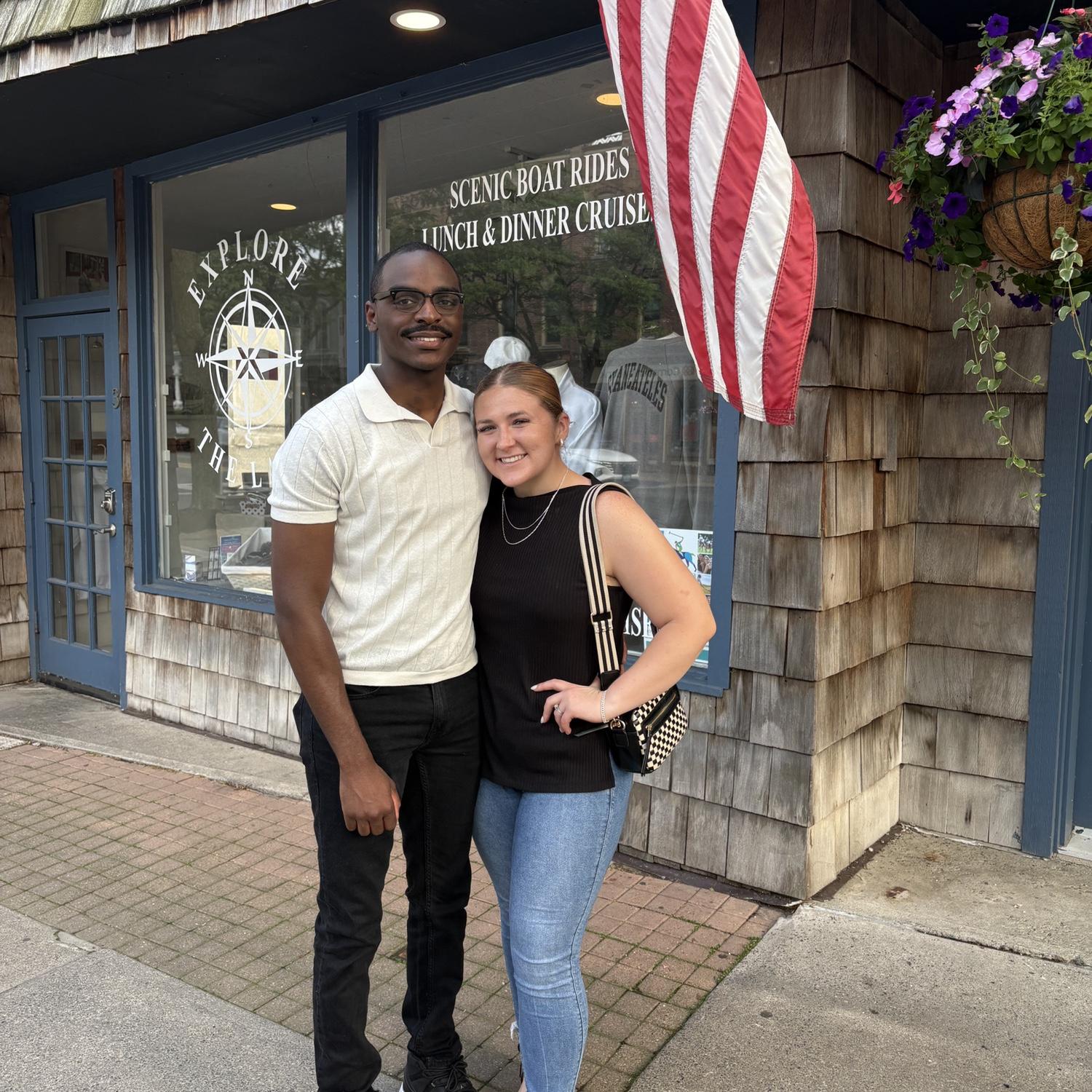 Enjoying an evening out in Skaneateles