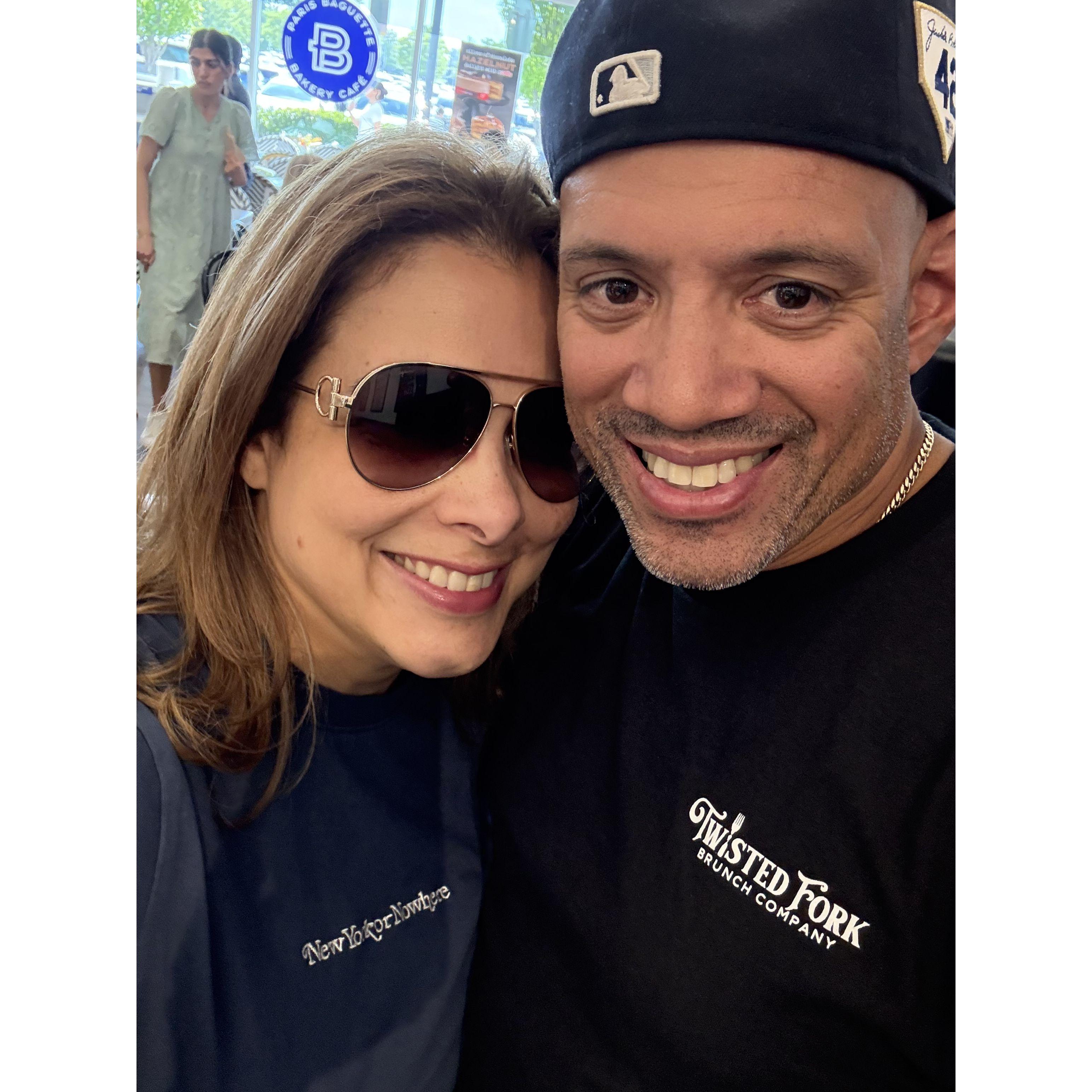 Cafecito time. It's about the quiet moments for us too.