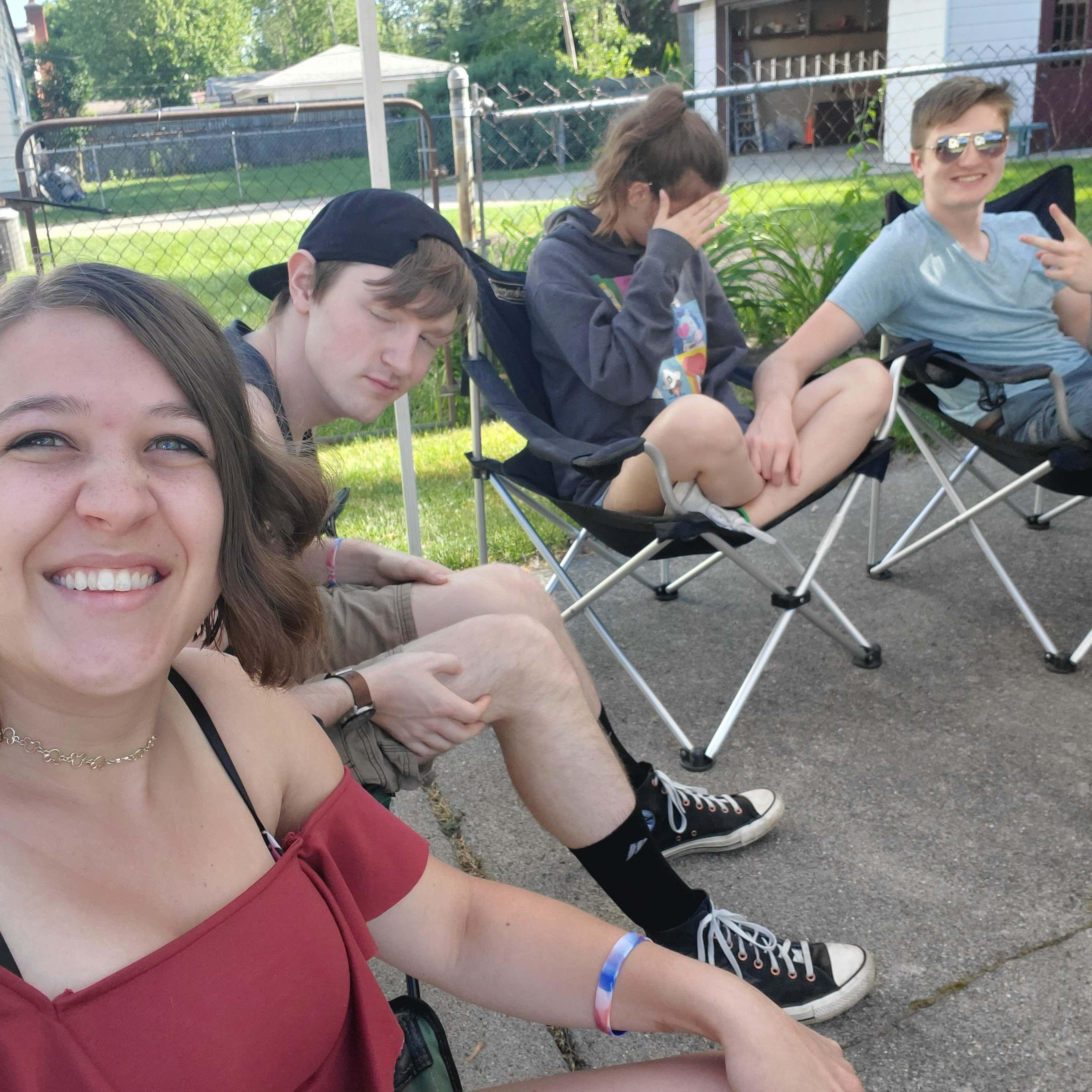 Maynard BBQ! As you can tell, Dylan and I are the photogenic ones of the family