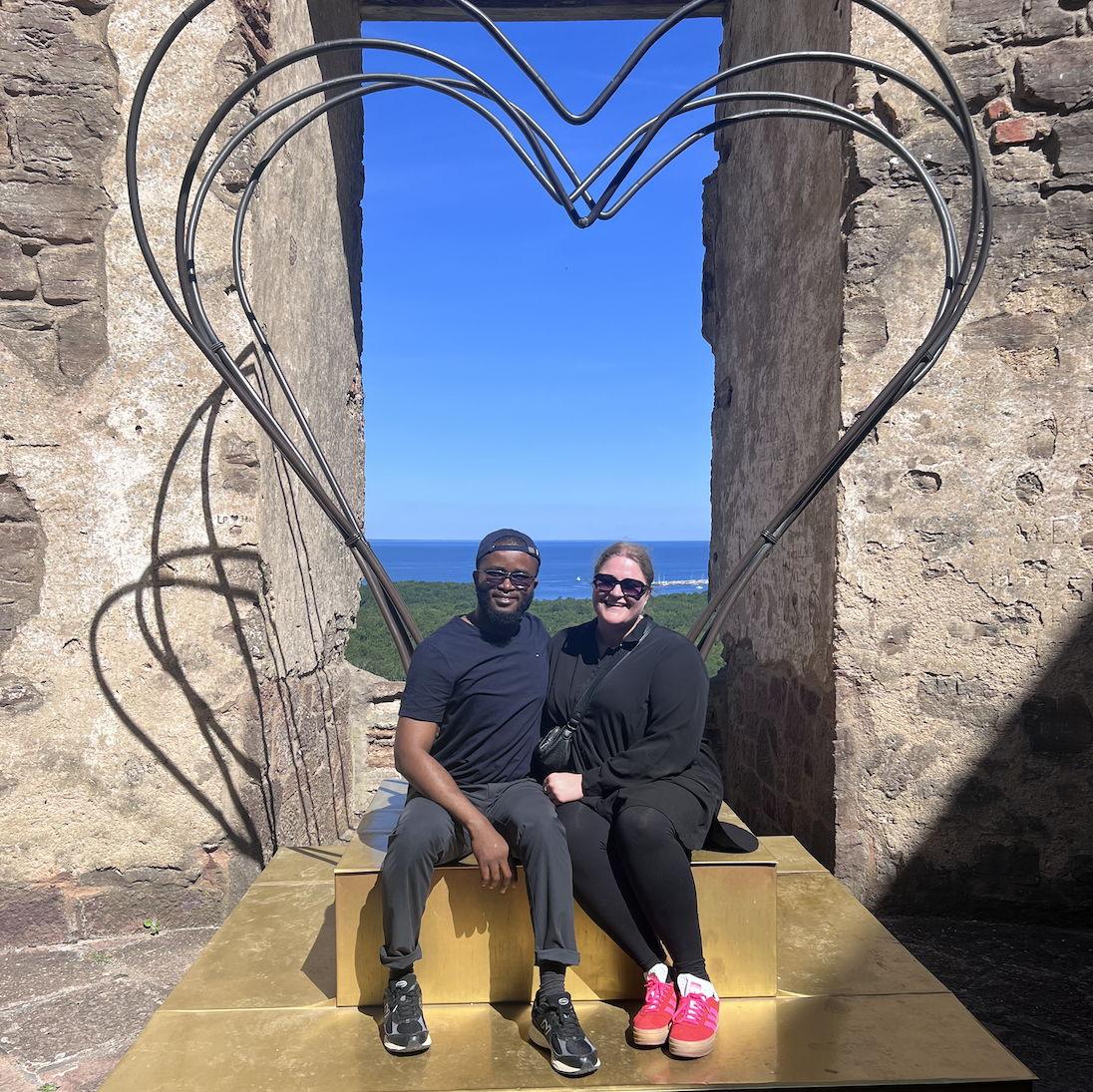 Love throne in Öland, Island on the Baltic Sea.
