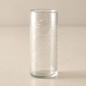 Marlowe Etched Glass Tumbler - Tall
