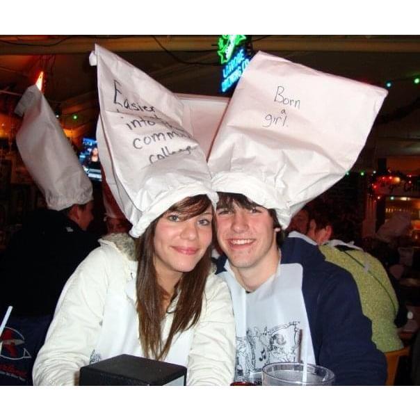 One of our first and many dates in Chicago