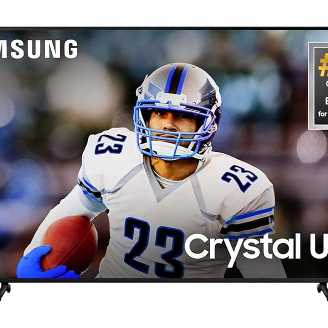SAMSUNG 43-Inch Class 4K Crystal UHD DU8000 Series HDR Smart TV w/Object Tracking Sound Lite, Motion Xcelerator 120Hz, Ultra Slim Design, Gaming Hub, Alexa Built-in (UN43DU8000, 2024 Model)