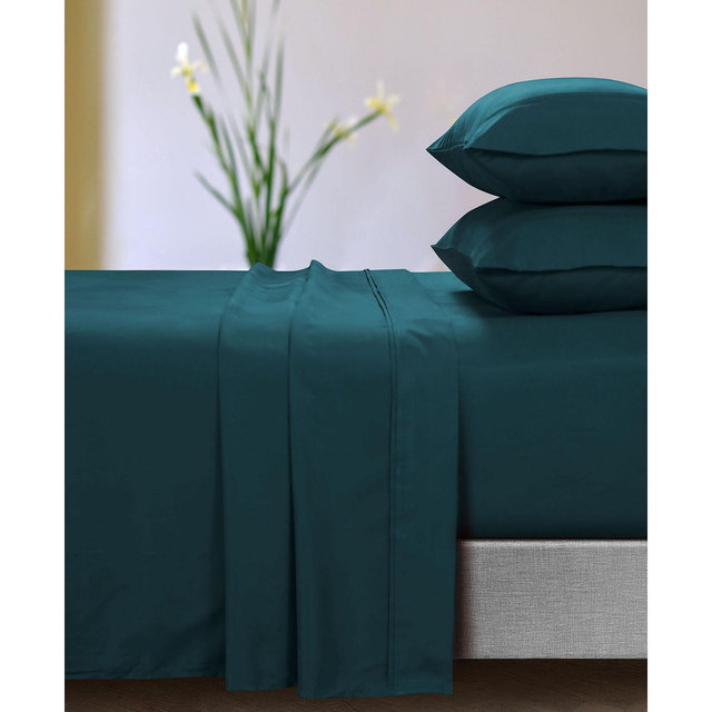 Microfiber 110-GSM Deep Pocket 4 Piece Sheet Set, Queen