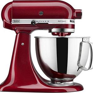 Kitchenaid - KitchenAid® 5 Quart Artisan Stand Mixer Ruby Red KSM150PSGD