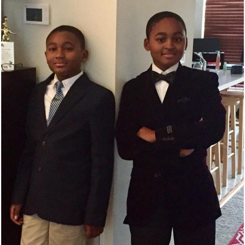 Henry and Alex - Groomsmen in training