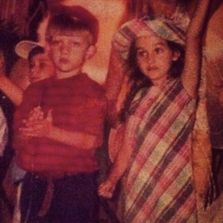 Osky and Gaby during their short lived modeling careers (1990s)