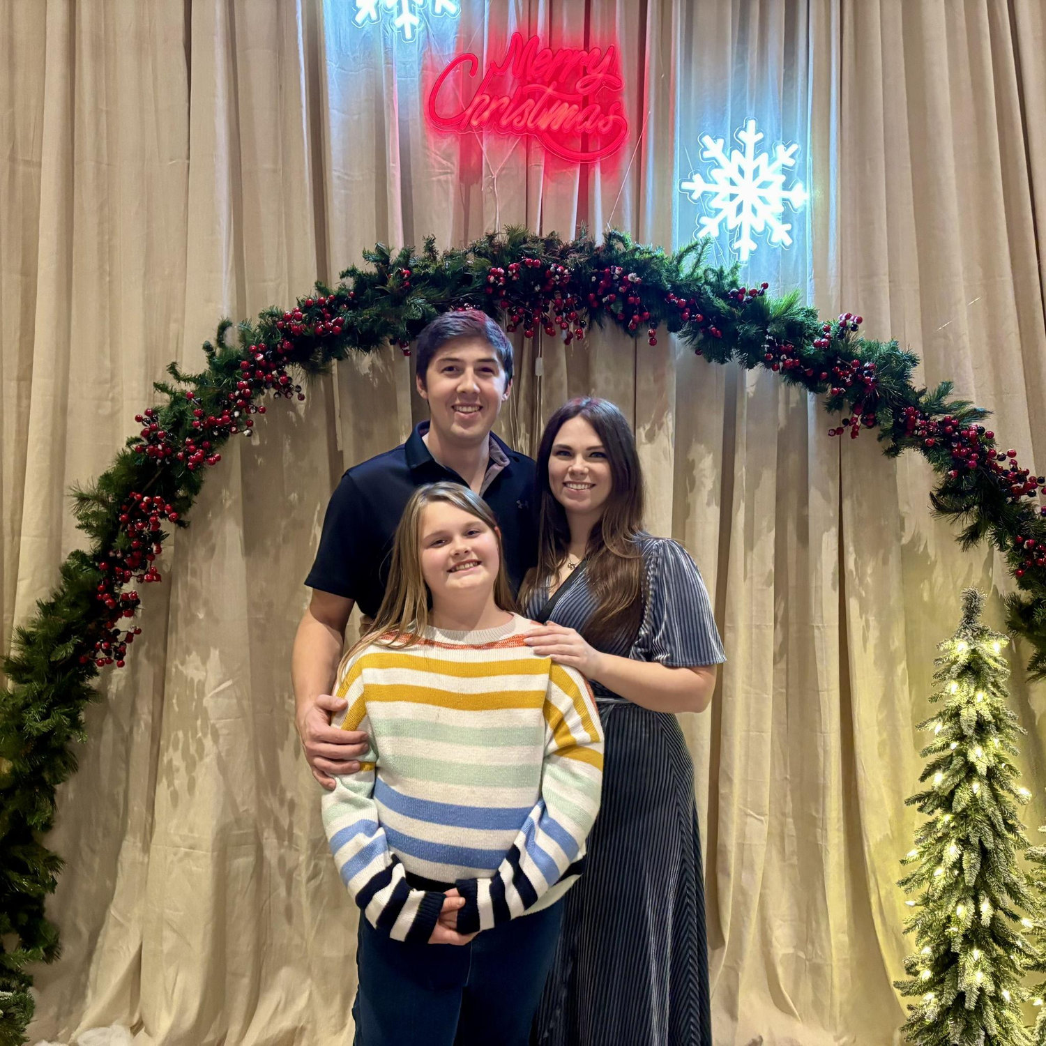 Family Christmas photo in Oklahoma!