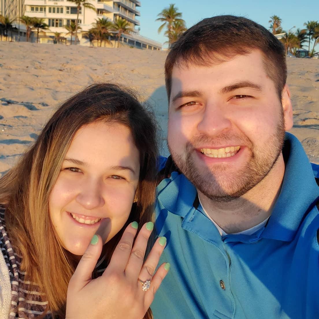 Proposal sunrise in Fort Lauderdale. 2/29/20