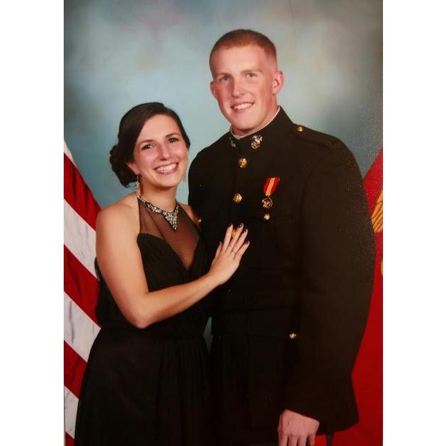 Our first Marine Corps Ball was one for the books, and I still remember the pride (and nervous butterflies!) I felt standing by Justin's side that night.