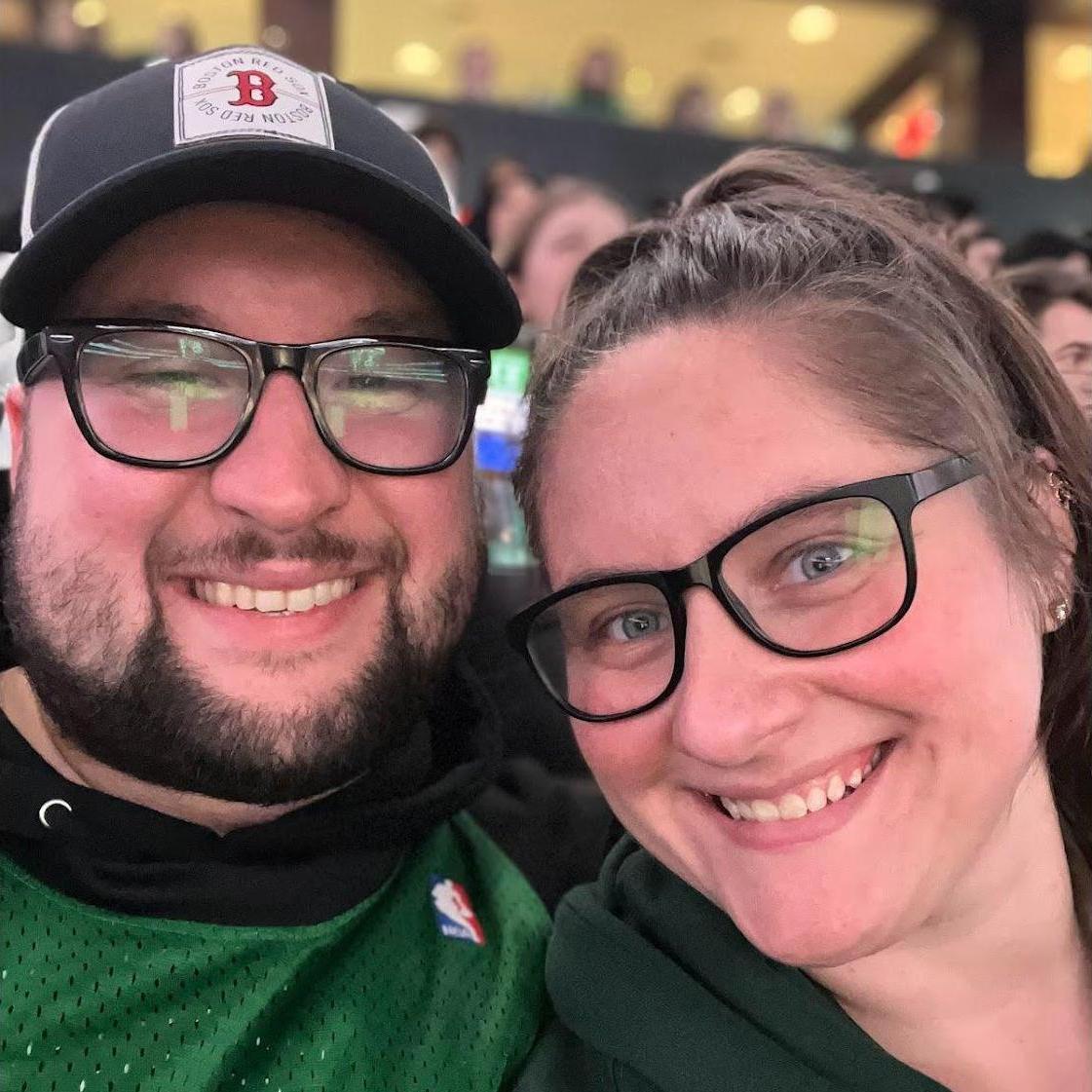 Alicia's first Celtics Game, December 2023