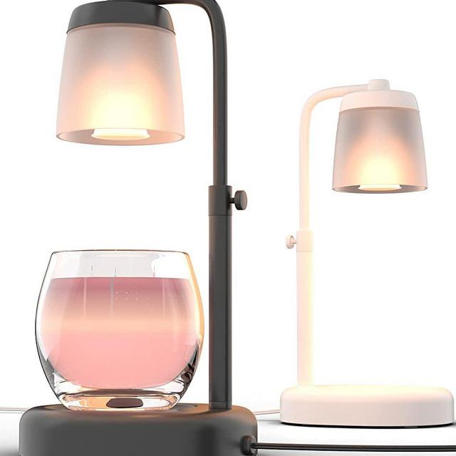 Hestia Touch Candle Warmer, Compatible with Yankee Candle Large Jar, Metal Candle Lamp, 110-120V, Touch Candle Melter, Candle Warmer Lamp, Small & Large Size Jar Candles (Black)