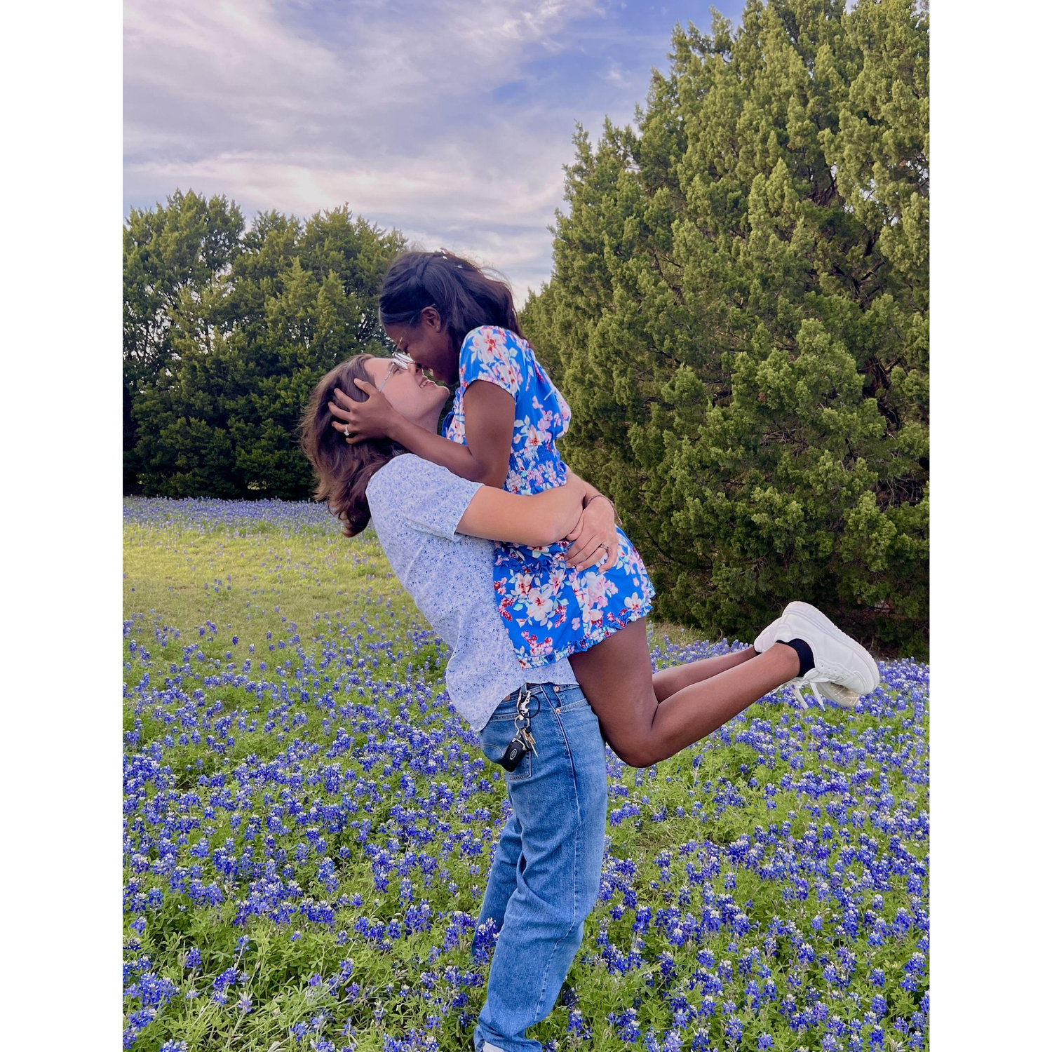 Engagement Blue Bonnet Pictures