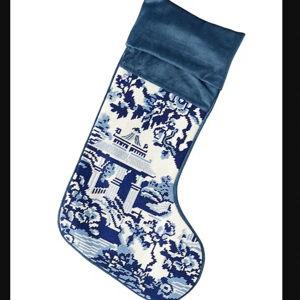 Southern Living Holiday Decor Collection Chinoiserie Needlepoint Stocking | Dillard's