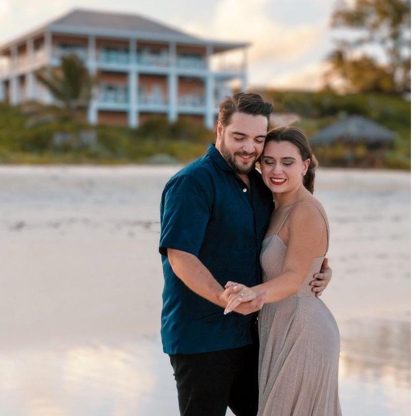 Photos from the proposal on the beach